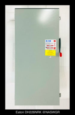 Eaton DH226NRK Heavy Duty Safety Switch - 600A/240V/2P3W/N3R - Unused