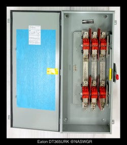 Eaton DT365URK Heavy Duty Safety Switch - 400A/600V/3P3W/N3R - Unused