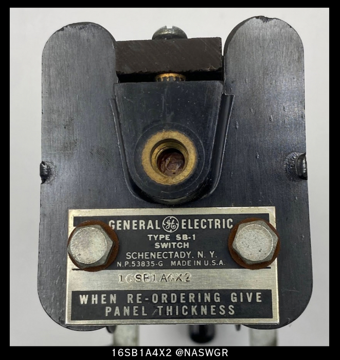 General Electric 16SB1A4X2 Type SB-1 Switch