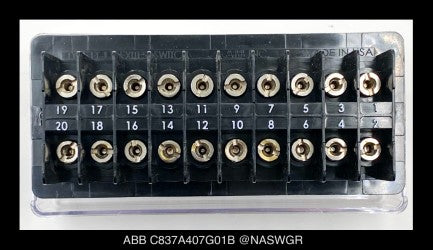 ABB FT-1, C837A407G01B Flexitest Test Switch - 10 Pole - Unused