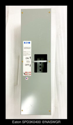 Eaton SPD3K0400 Circuit Breaker Enclosure - 400A/600V/NEMA 1 - Unused