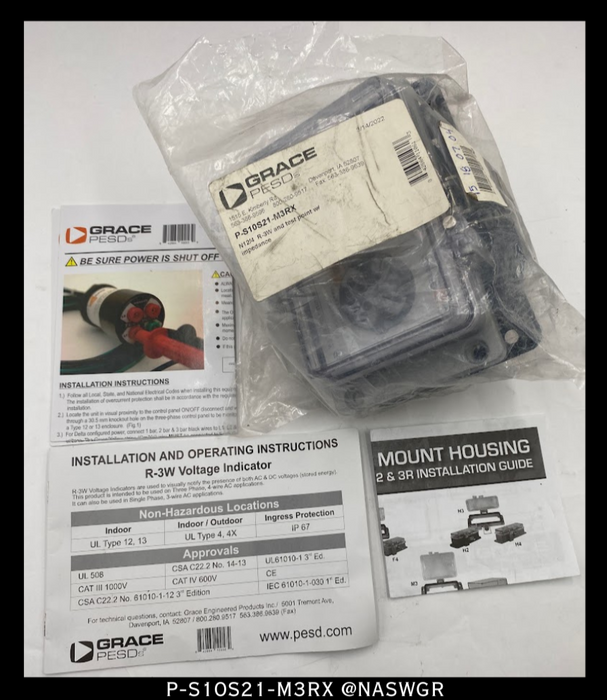 GRACE P-S10S21-M3RX VOLTAGE TEST STATION - UNUSED