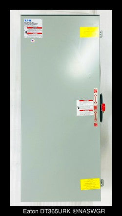 Eaton DT365URK Heavy Duty Safety Switch - 400A/600V/3P3W/N3R - Unused