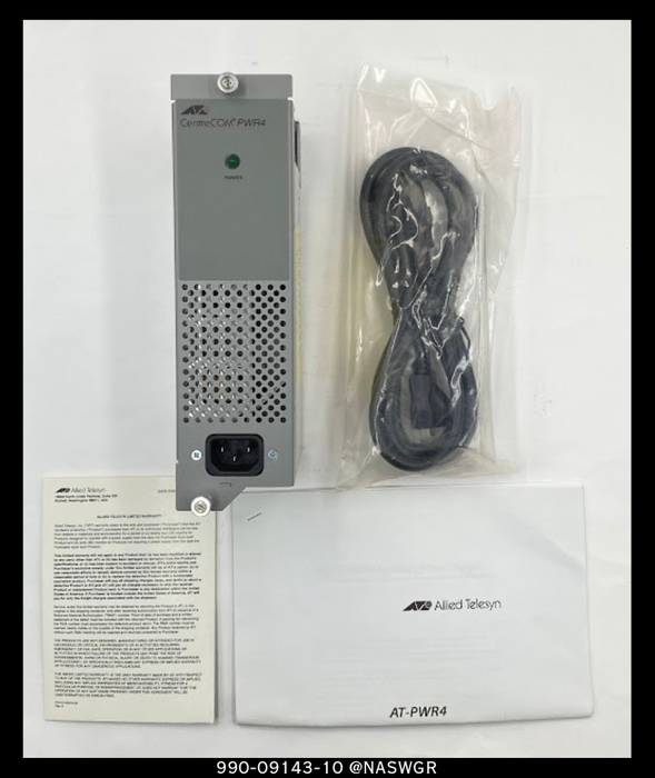 Allied Telesyn AT-PWR4 Power Supply - 100-120vAC/200-240vAC - Unused