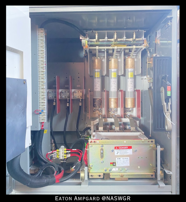 Eaton / Cutler Hammer Ampgard Medium Voltage Control Cell Section- 1250HP/4160V