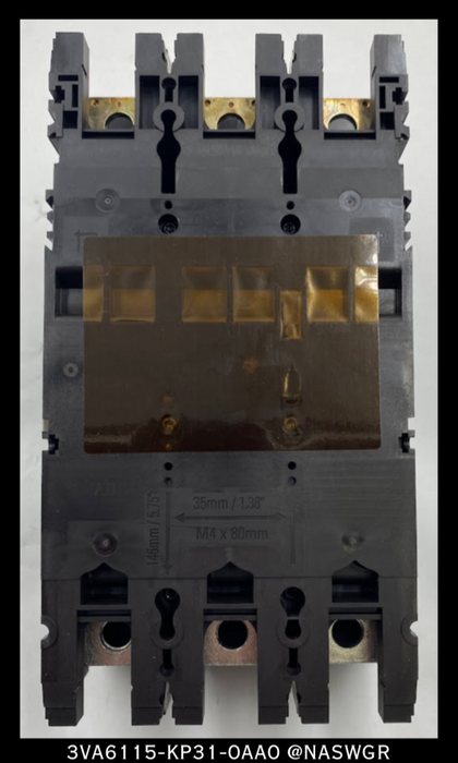 Siemens 3VA6115-5KP31-0AA0 Molded Case Circuit Breaker - 150 Amp - Unused