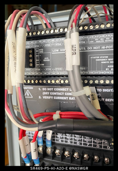General Electric Multilin SR469-P5-HI-A20-E Motor Management Relay