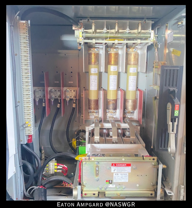 Eaton / Cutler Hammer Ampgard Medium Voltage Control Cell Section- 1250HP/4160V