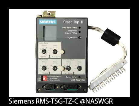 Siemens Static Trip III RMS-TSG-TZ-C