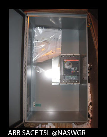 ABB SACE Tmax T5L 400 Molded Case Circuit Breaker + Enclosure - 400 Amp - Unused