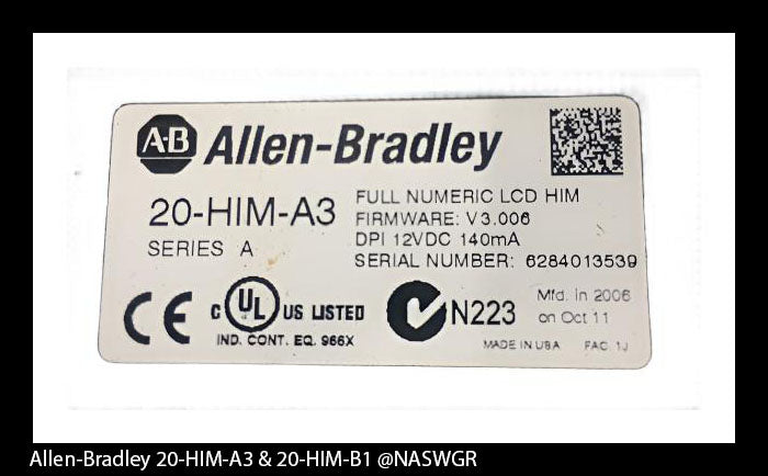 20-HIM-A3 , 20-HIM-B1 , Allen Bradley Door Mount Bezel