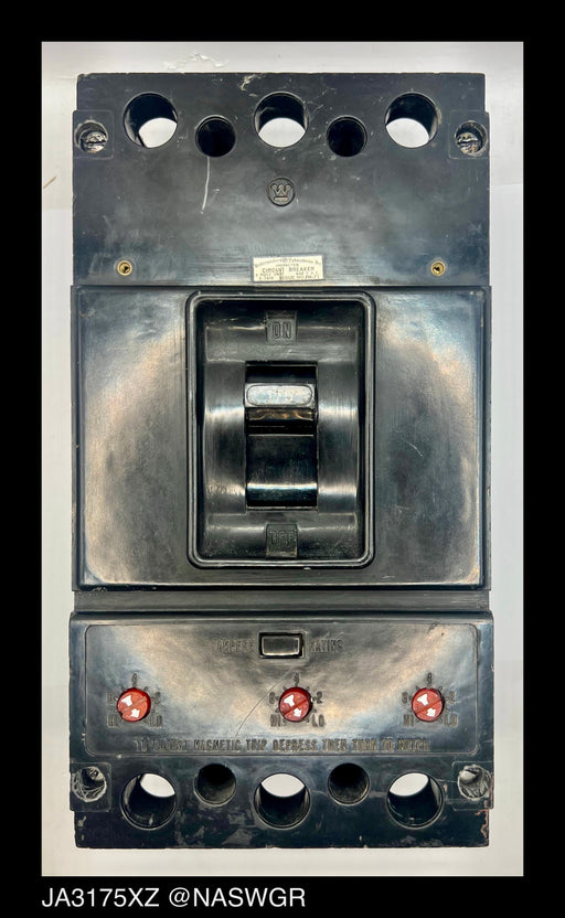 Westinghouse JA3175XZ Molded Case Circuit Breaker - 175 Amp