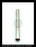 General Electric AK-2A-50 Circuit Breaker (M) Breaker Pivot Pin for Stationary Main Contacts - P/N: 6447734P2
