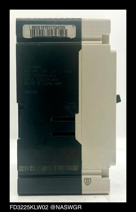 Eaton FD3225KLW02 Molded Case Switch - 225 Amp