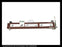 General Electric AK-2A-50 Circuit Breaker (M) Breaker Cross Bar - P/N: 267B101P2