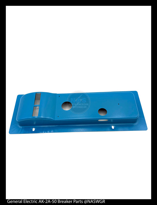 General Electric AK-2A-50 Circuit Breaker (M) Breaker Front Escutcheon (Blue) - P/N: 698C997P5