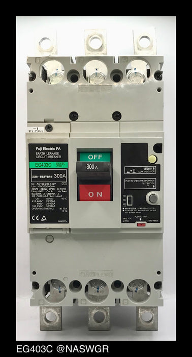 Fuji EG403C Earth Leakage Circuit Breaker - 300 Amp