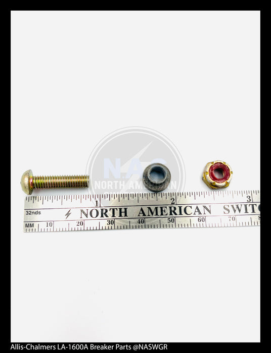 Allis-Chalmers LA-1600A Breaker Screw & Nut - P/N: 00-615-485-222