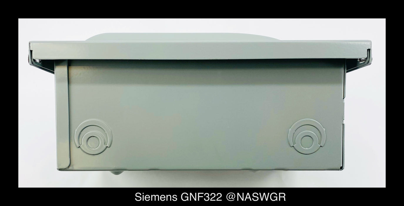 Siemens GNF322 General Duty Safety Switch - 60A/240V/3P/N1 - Unused