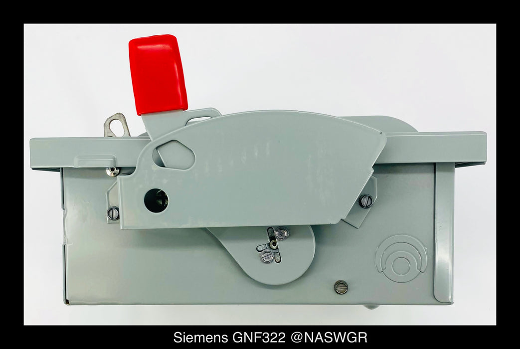 Siemens GNF322 General Duty Safety Switch - 60A/240V/3P/N1 - Unused