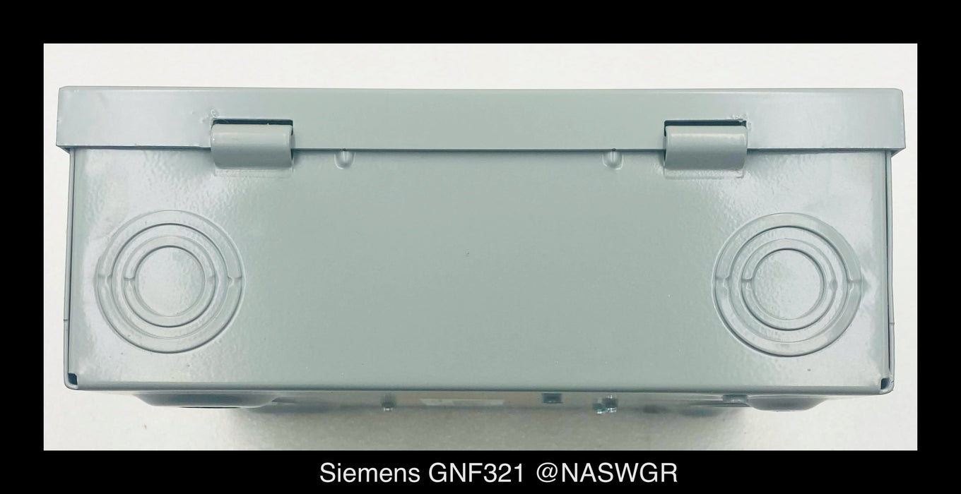 Siemens GNF321 General Duty Safety Switch - 30A/240V/3P/N1 - Unused