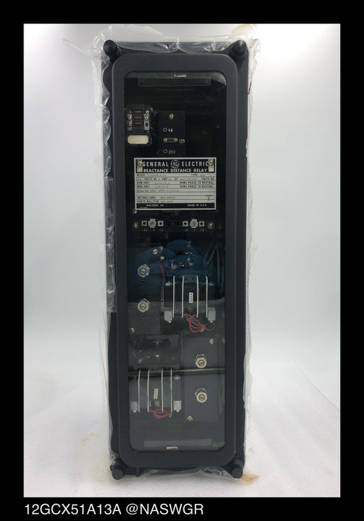 GE 12GCX51A13A Directional Distance Reactance Relay - 5 Amp, 120vAC - Unused Surplus