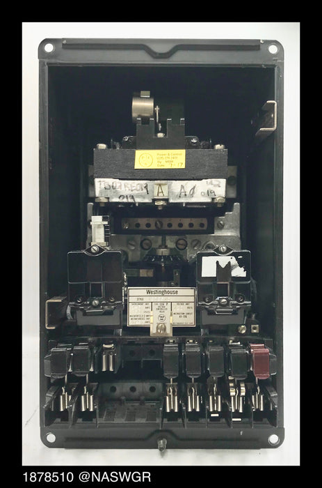Westinghouse COV-7, 1878510 Voltage Controlled Overcurrent Relay -2/6 Amp, 120vAC