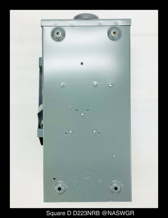 Square D D223NRB General Duty Safety Switch - 100A/240V/2P/N3R - Unused