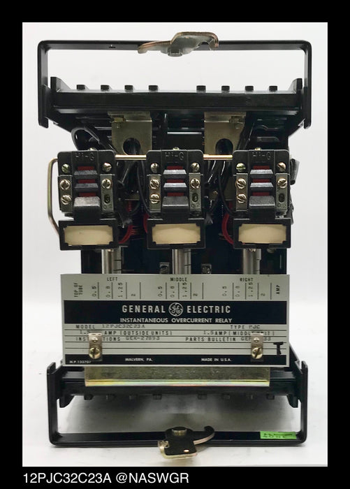 GE 12PJC32C23A Instantaneous Overcurrent Relay - 1.5 Amp