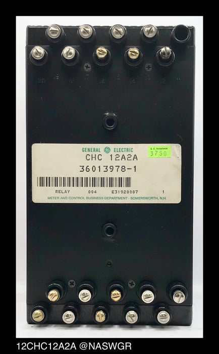 GE 12CHC12A2A Fault Detector Relay - 5 Amp