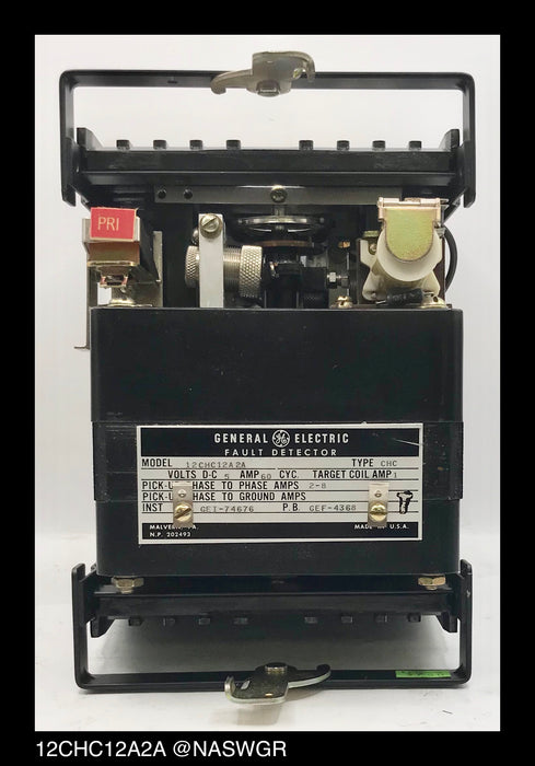 GE 12CHC12A2A Fault Detector Relay - 5 Amp