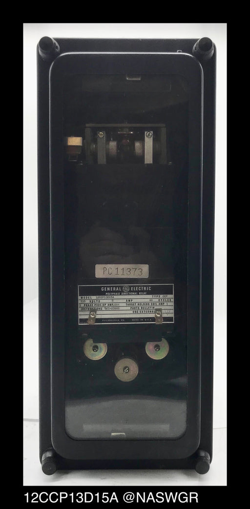 General Electric 12CCP13D15A Polyphase Directional Relay - 5 Amp, 115vAC
