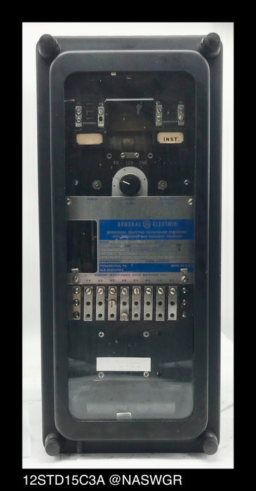 GE 12STD15C3A Transformer Differential Relay - 5 Amp, 48/125/250vDC