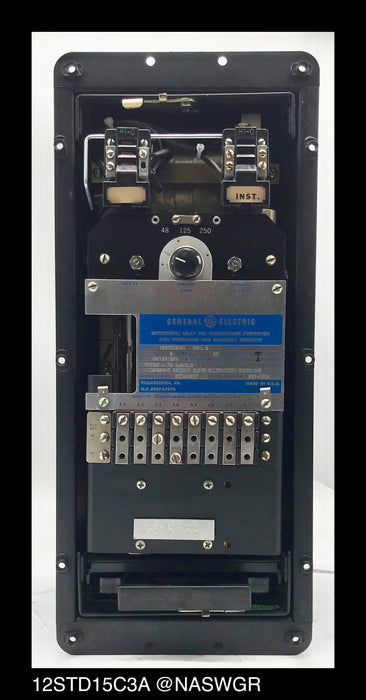 GE 12STD15C3A Transformer Differential Relay - 5 Amp, 48/125/250vDC