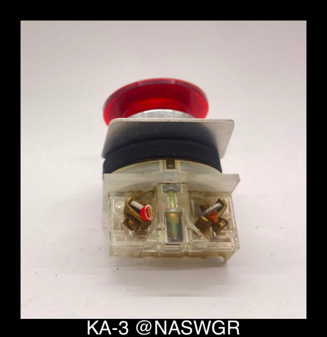 Push Button K Square D KA-3 Push/Pull Button — North American Switchgear Store