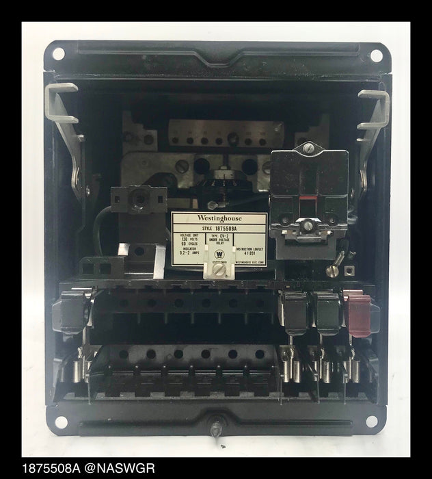 Westinghouse CV-2, 1875508A Undervoltage Relay - 120v60Hz