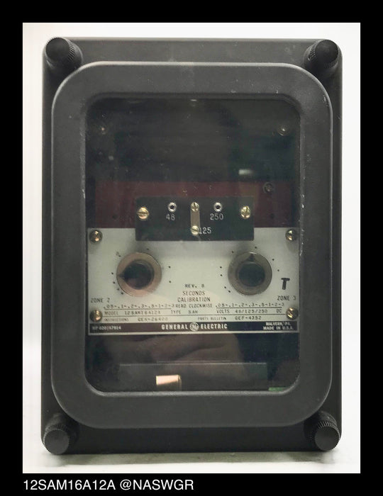 General Electric 12SAM16A12A Timing Relay - 48/125/250vDC