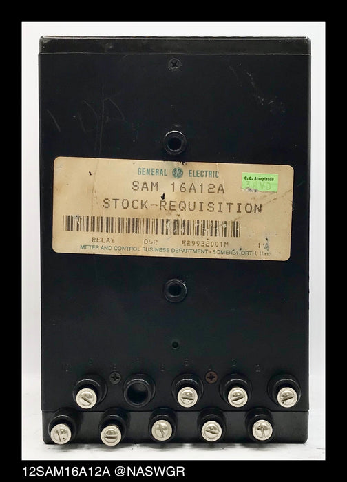 General Electric 12SAM16A12A Timing Relay - 48/125/250vDC