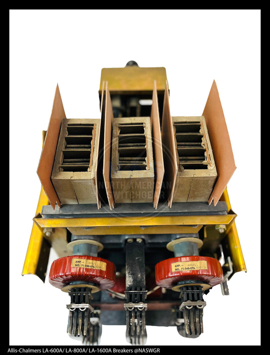 Allis-Chalmers LA-600A Air Circuit Breaker Manually Operated
