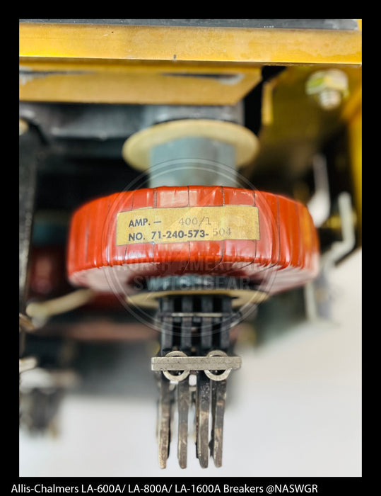 Allis-Chalmers LA-600A Air Circuit Breaker Manually Operated