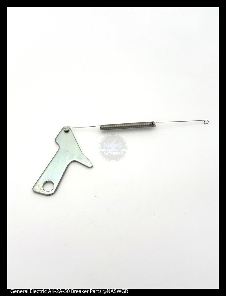 General Electric AK-2A-50 Circuit Breaker (M) Breaker Pawl with Spring (Front) - P/N: 698C985G2