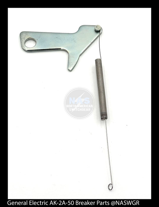 General Electric AK-2A-50 Circuit Breaker (M) Breaker Pawl with Spring (Front) - P/N: 698C985G2