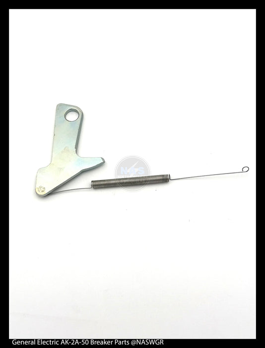 General Electric AK-2A-50 Circuit Breaker (M) Breaker Pawl with Spring (Front) - P/N: 698C985G2