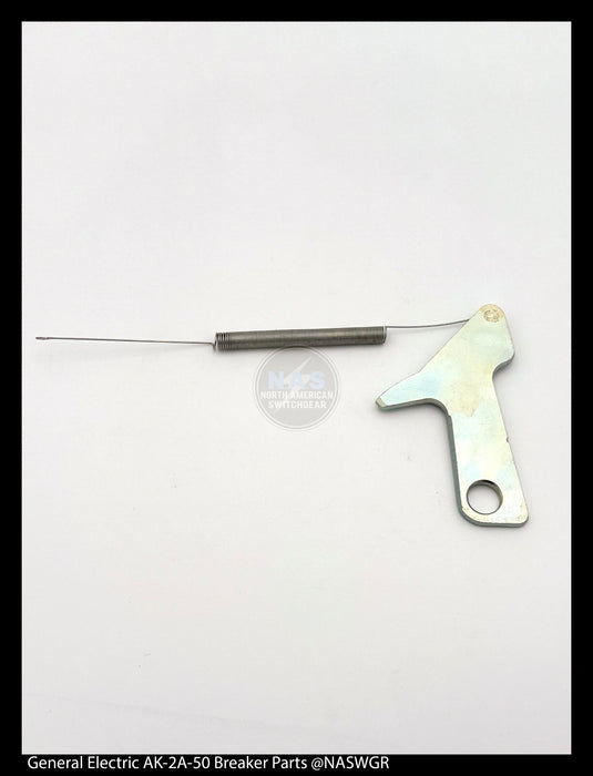 General Electric AK-2A-50 Circuit Breaker (M) Breaker Pawl with Spring (Front) - P/N: 698C985G2