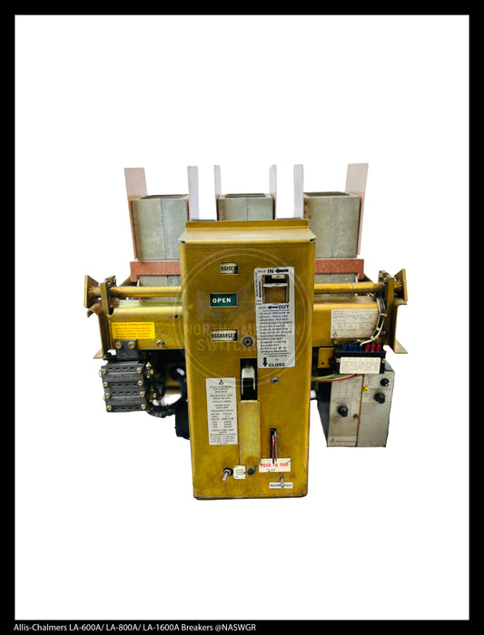 Allis-Chalmers LA-1600A Air Circuit Breaker Electrically Operated