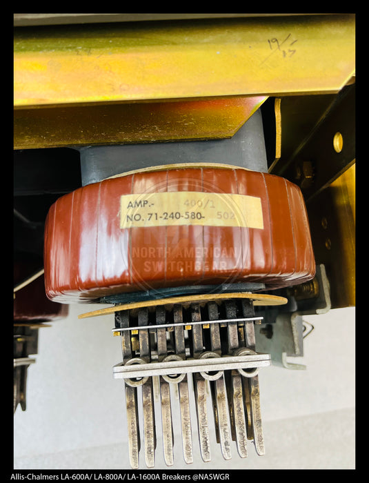 Allis-Chalmers LA-1600A Air Circuit Breaker Electrically Operated