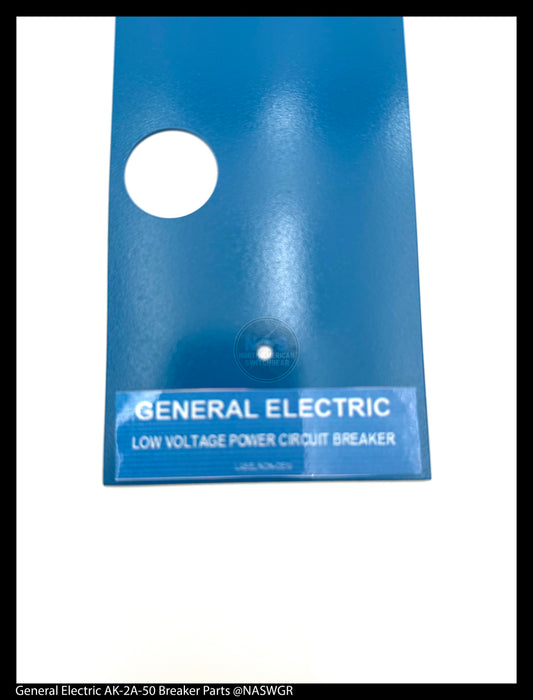 General Electric AK-2A-50 Circuit Breaker (M) Breaker Bib for Front Escutcheon (Manual) (Blue) - P/N: NP148A1048