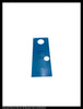 General Electric AK-2A-50 Circuit Breaker (M) Breaker Bib for Front Escutcheon (Manual) (Blue) - P/N: NP148A1048