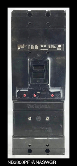 Westinghouse NB3800PF Molded Case Circuit Breaker - 350 Amp