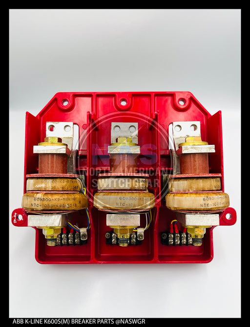ABB K600S/K800S (M), K-Don 600S/800S (M) Lower Base Molding w/Ph & Pwr. Sensors 250-600A - P/N: 709733T14